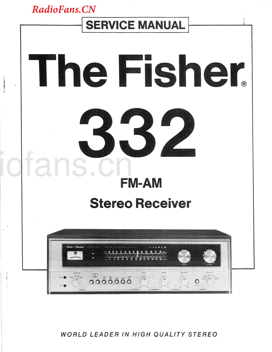 Fisher-332-rec-sm(1)维修电路图 手册.pdf_第1页