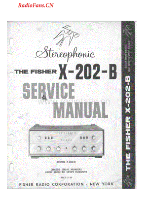 Fisher-X202B-int-sm2维修电路图 手册.pdf