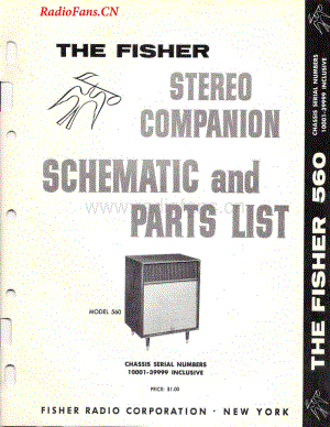 Fisher-Companion560-mc-sm维修电路图 手册.pdf