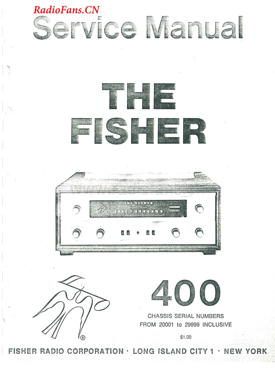 Fisher-400-rec-sm1(1)维修电路图 手册.pdf_第1页