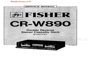 Fisher-CRW890-tape-sm维修电路图 手册.pdf