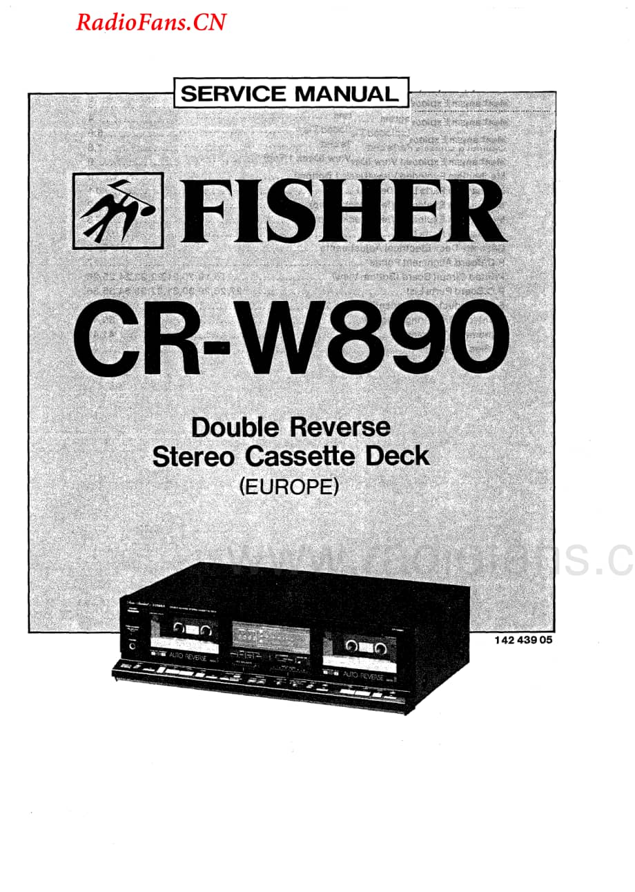 Fisher-CRW890-tape-sm维修电路图 手册.pdf_第1页