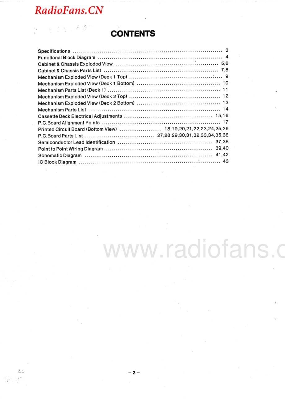 Fisher-CRW890-tape-sm维修电路图 手册.pdf_第2页