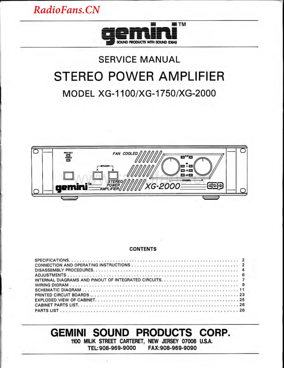 Gemini-XG2000-pwr-sm维修电路图 手册.pdf_第1页