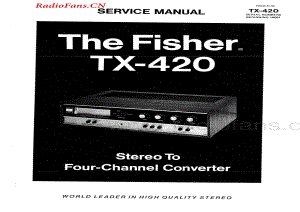 Fisher-TX420-conv-sm维修电路图 手册.pdf
