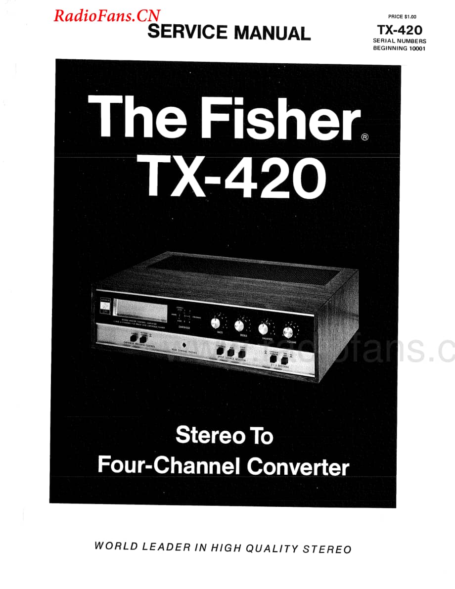 Fisher-TX420-conv-sm维修电路图 手册.pdf_第1页