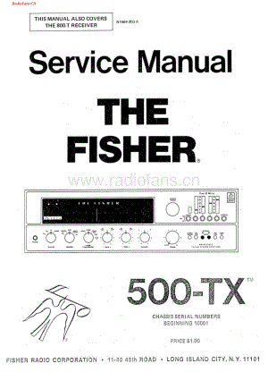 Fisher-500TX-rec-sm2(1)维修电路图 手册.pdf