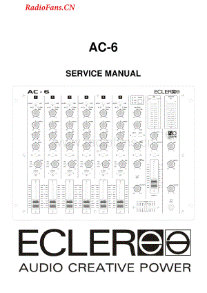Ecler-AC6-mix-sm维修电路图 手册.pdf