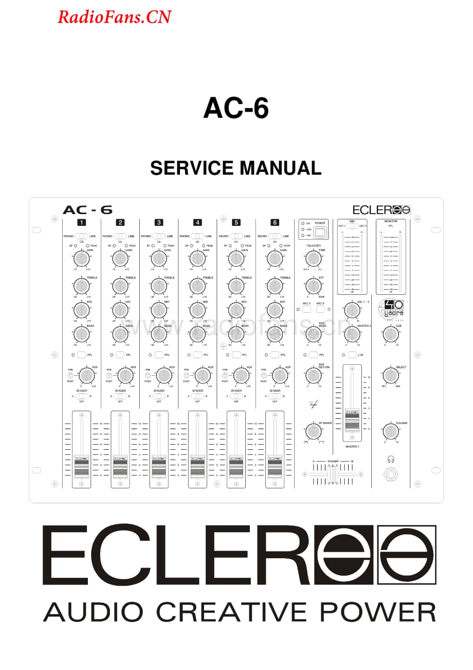 Ecler-AC6-mix-sm维修电路图 手册.pdf_第1页