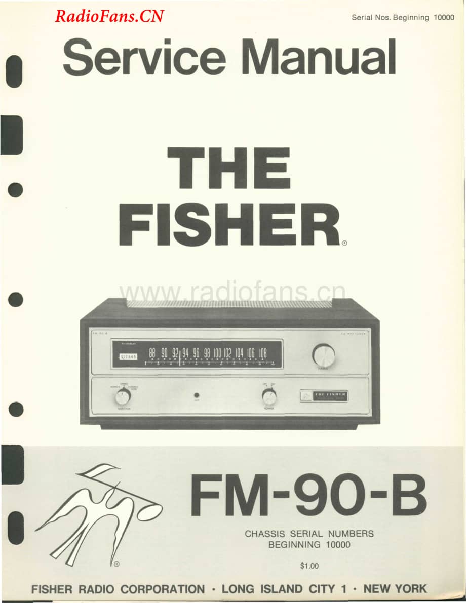 Fisher-FM90B-tun-sm维修电路图 手册.pdf_第1页