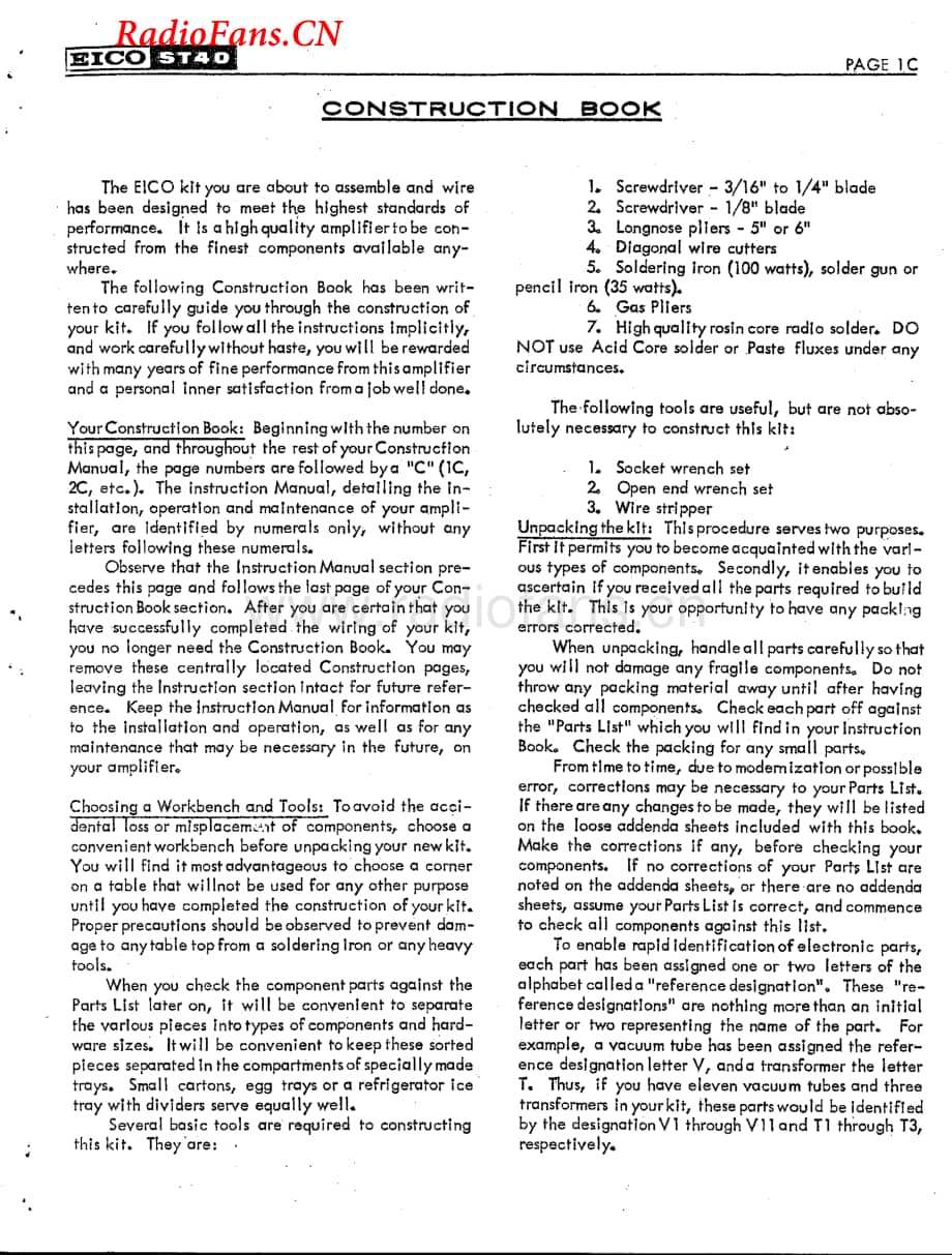 Eico-ST40-int-sm维修电路图 手册.pdf_第1页