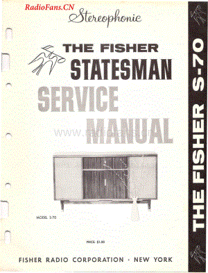 Fisher-StatesmanS70-mc-sm维修电路图 手册.pdf