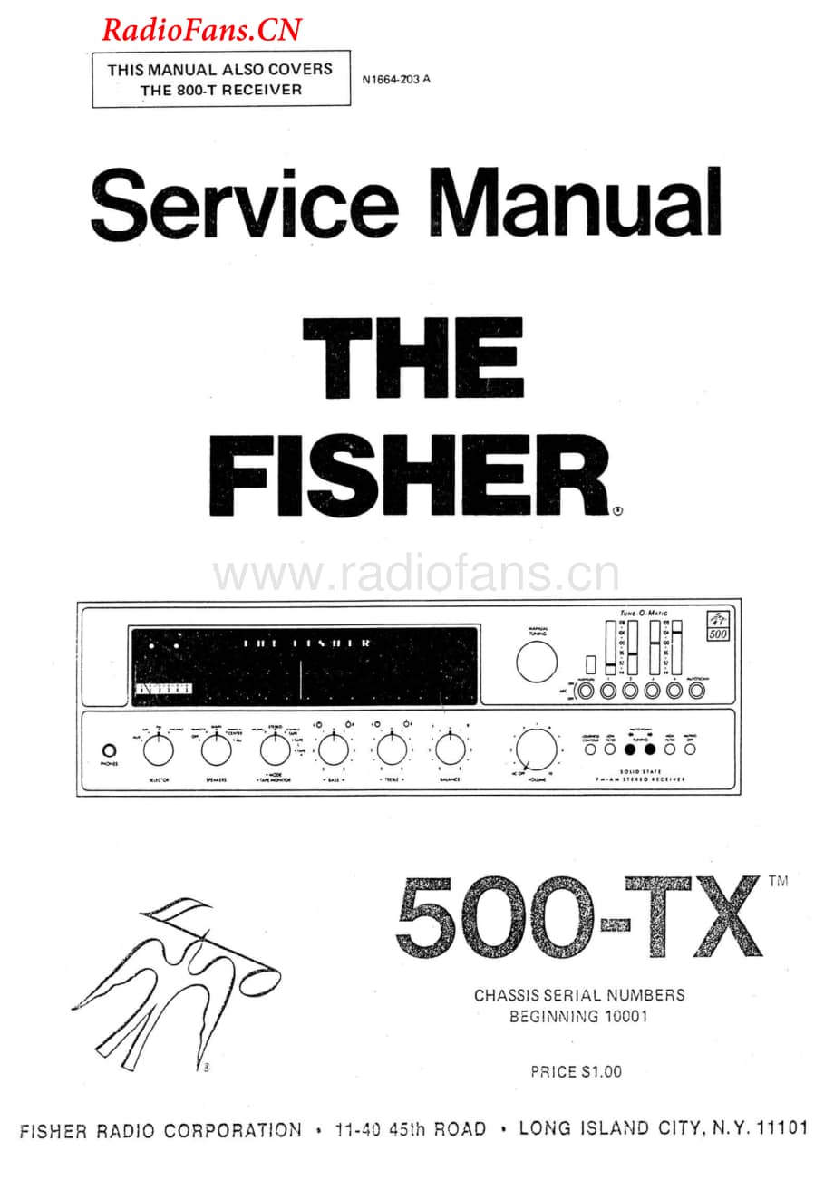Fisher-800T-rec-sm维修电路图 手册.pdf_第1页