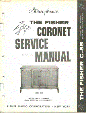 Fisher-CoronetC55-mc-sm维修电路图 手册.pdf