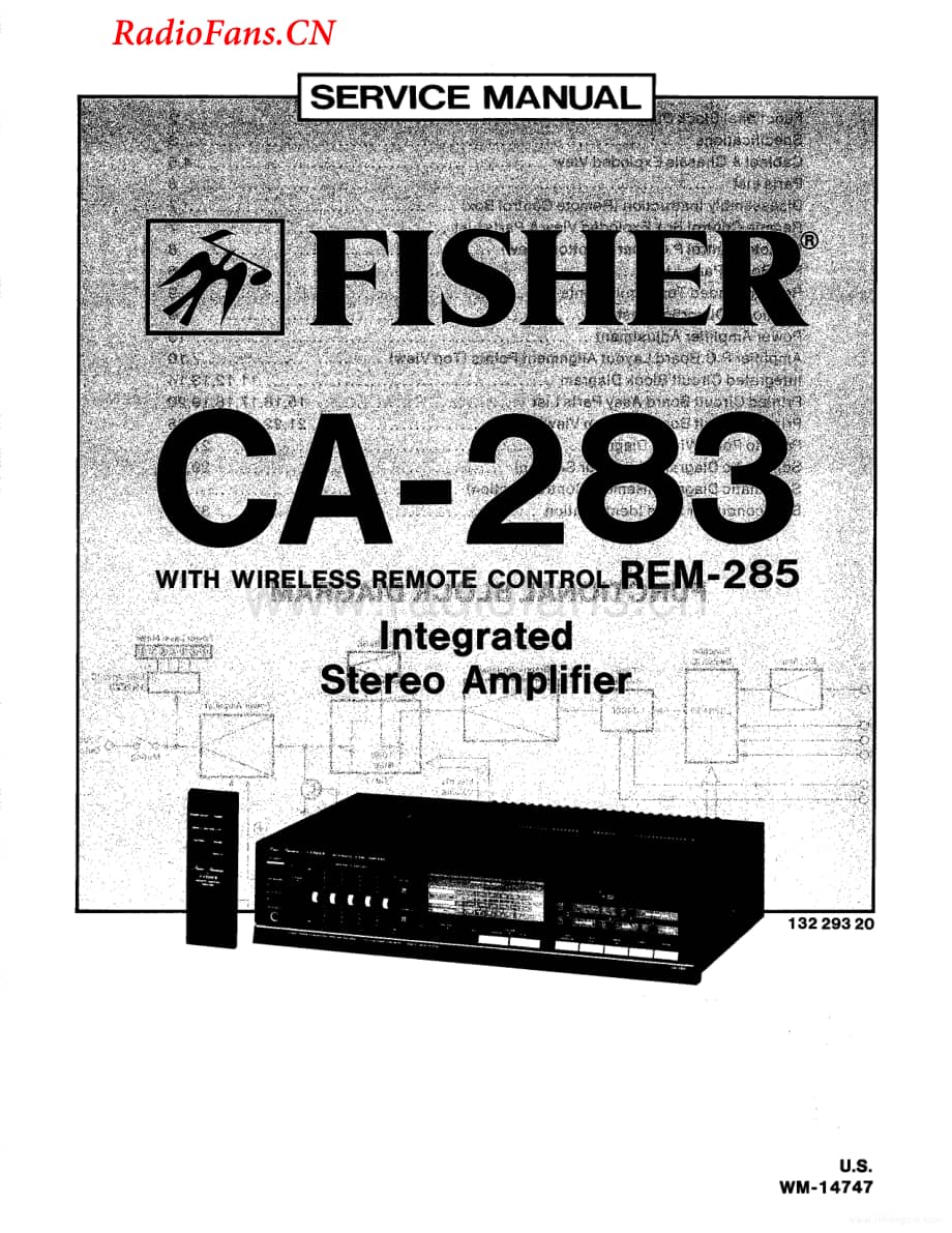 Fisher-CA283-int-sm维修电路图 手册.pdf_第1页
