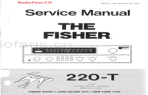 Fisher-220T-rec-sm(1)维修电路图 手册.pdf