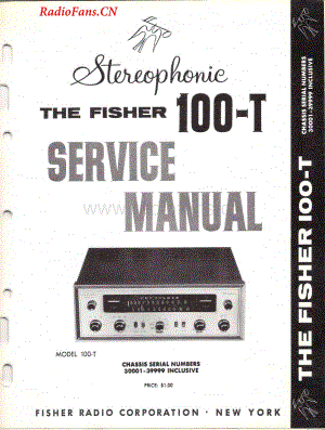 Fisher-100T-rec-sm2维修电路图 手册.pdf