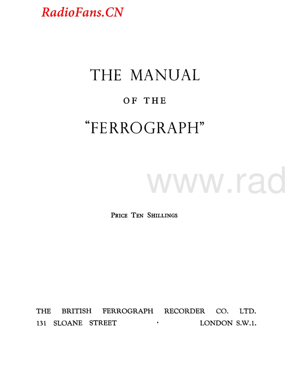 Ferguson-Ferrograph2ANL-tape-sm维修电路图 手册.pdf_第3页