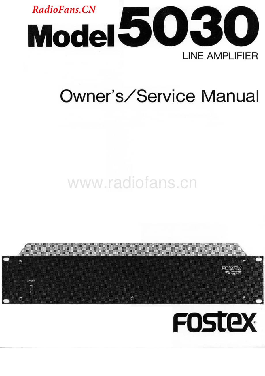 Fostex-5030-line-sm维修电路图 手册.pdf_第1页
