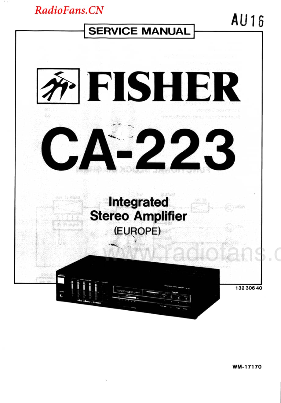 Fisher-CA223-int-sm维修电路图 手册.pdf_第1页