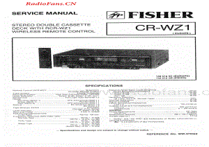Fisher-CRWZ1-tape-sm维修电路图 手册.pdf