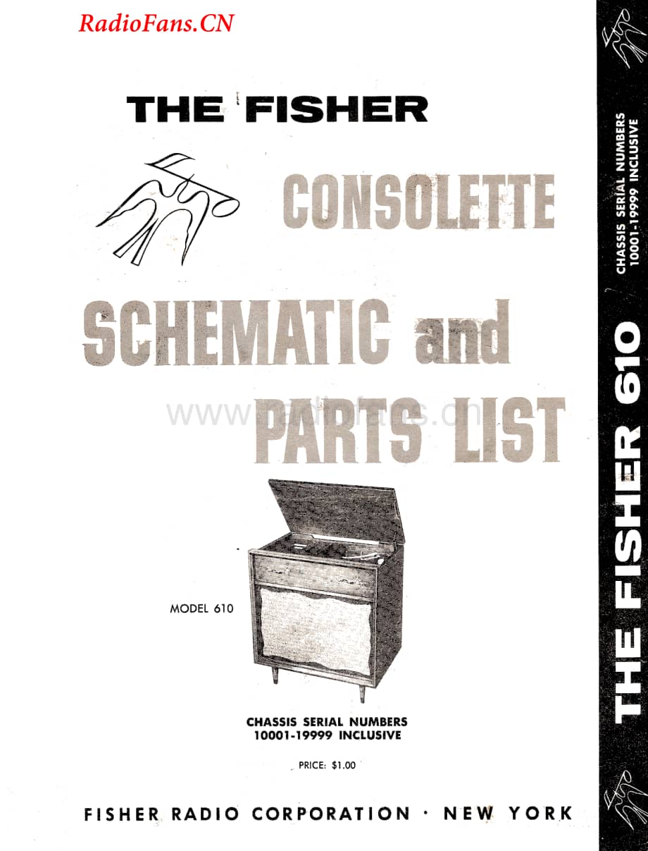 Fisher-610-mc-sm维修电路图 手册.pdf_第1页