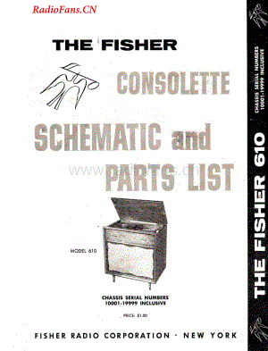 Fisher-610-mc-sm维修电路图 手册.pdf