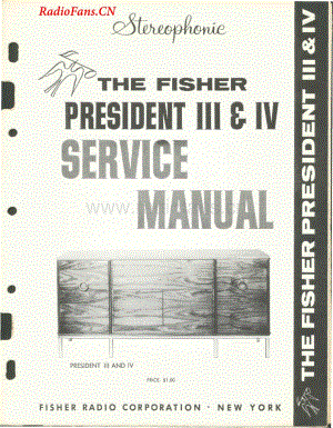 Fisher-PresidentIII-mc-sm维修电路图 手册.pdf
