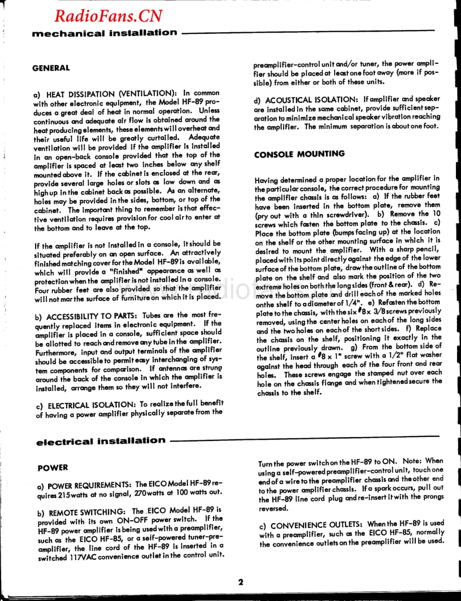 Eico-HF89-pwr-sm维修电路图 手册.pdf_第3页