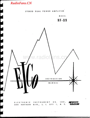 Eico-HF89-pwr-sm维修电路图 手册.pdf