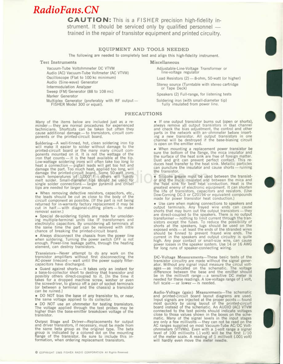Fisher-CustomElectra48WA-mc-sm维修电路图 手册.pdf_第2页
