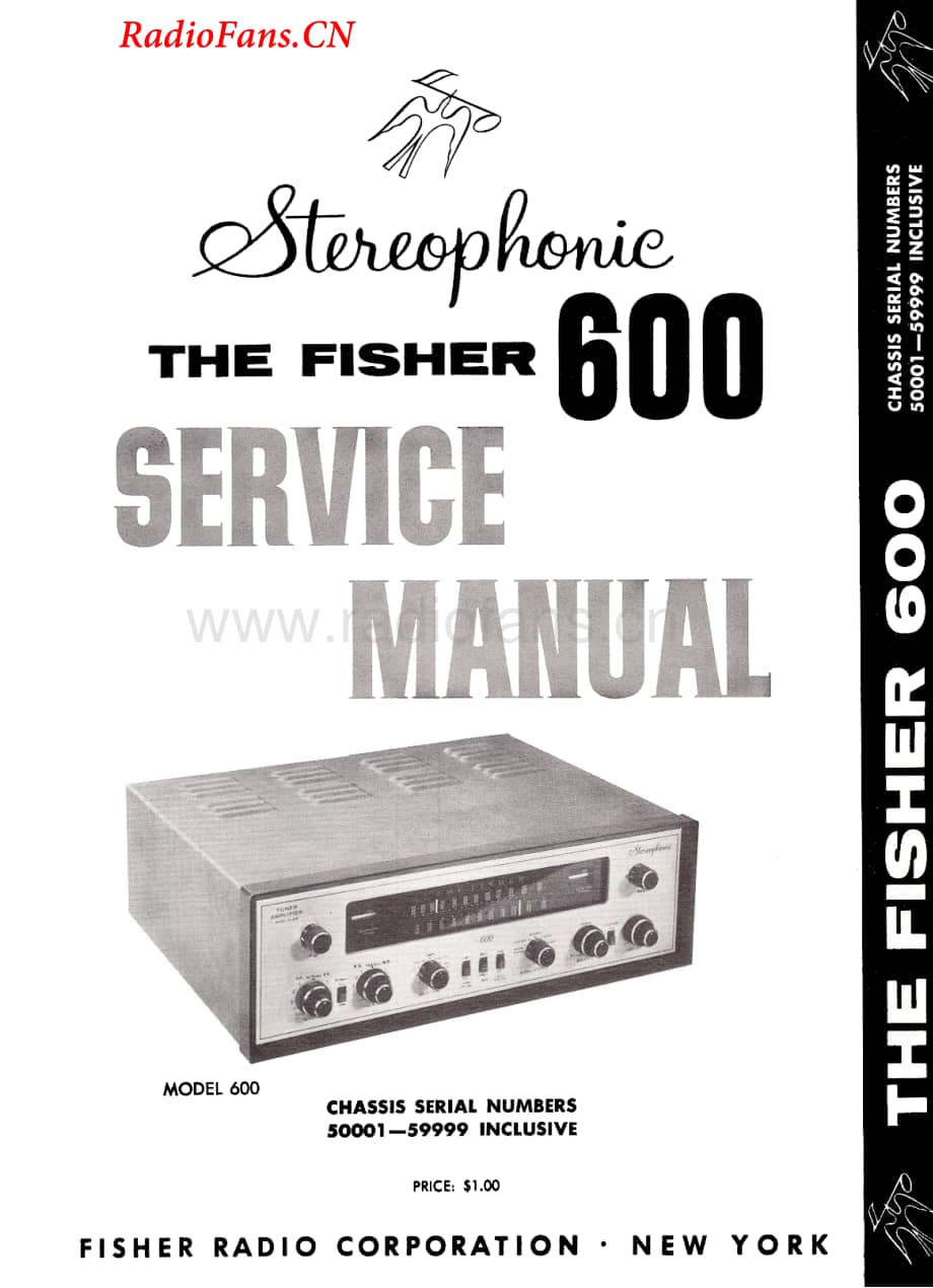 Fisher-600-rec-sm1维修电路图 手册.pdf_第1页