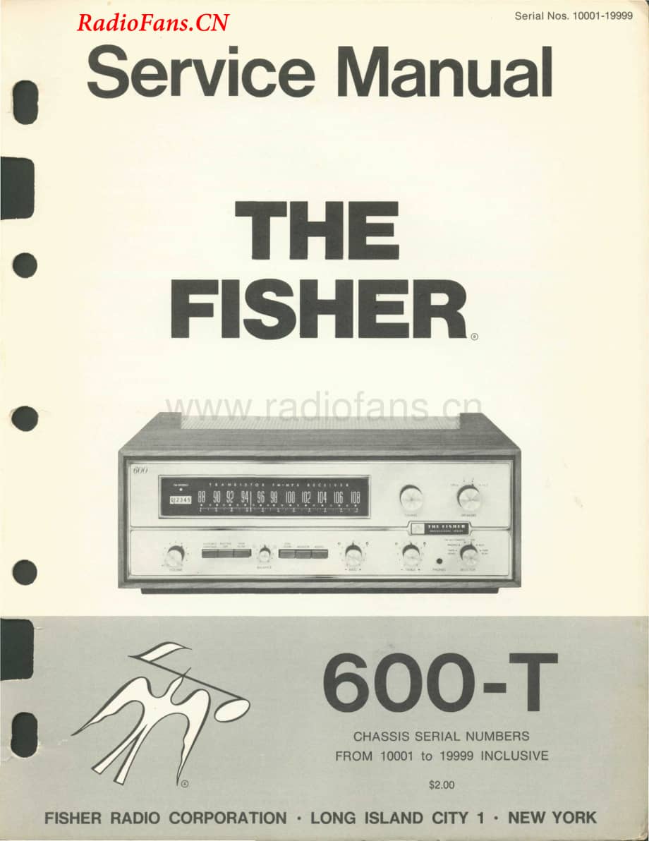 Fisher-600T-rec-sm3维修电路图 手册.pdf_第1页