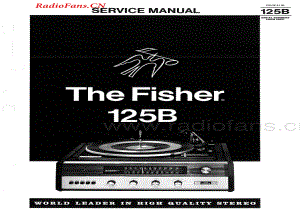 Fisher-125B-rec-sm维修电路图 手册.pdf