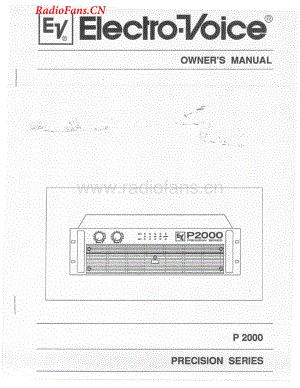 Electrovoice-P2000-pwr-sch维修电路图 手册.pdf