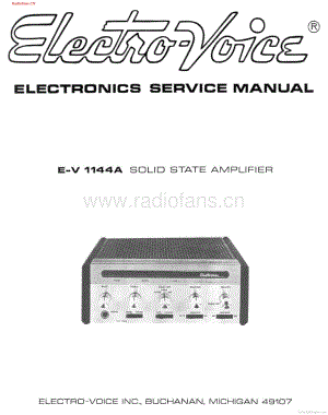 Electrovoice-EV1144A-int-sm维修电路图 手册.pdf