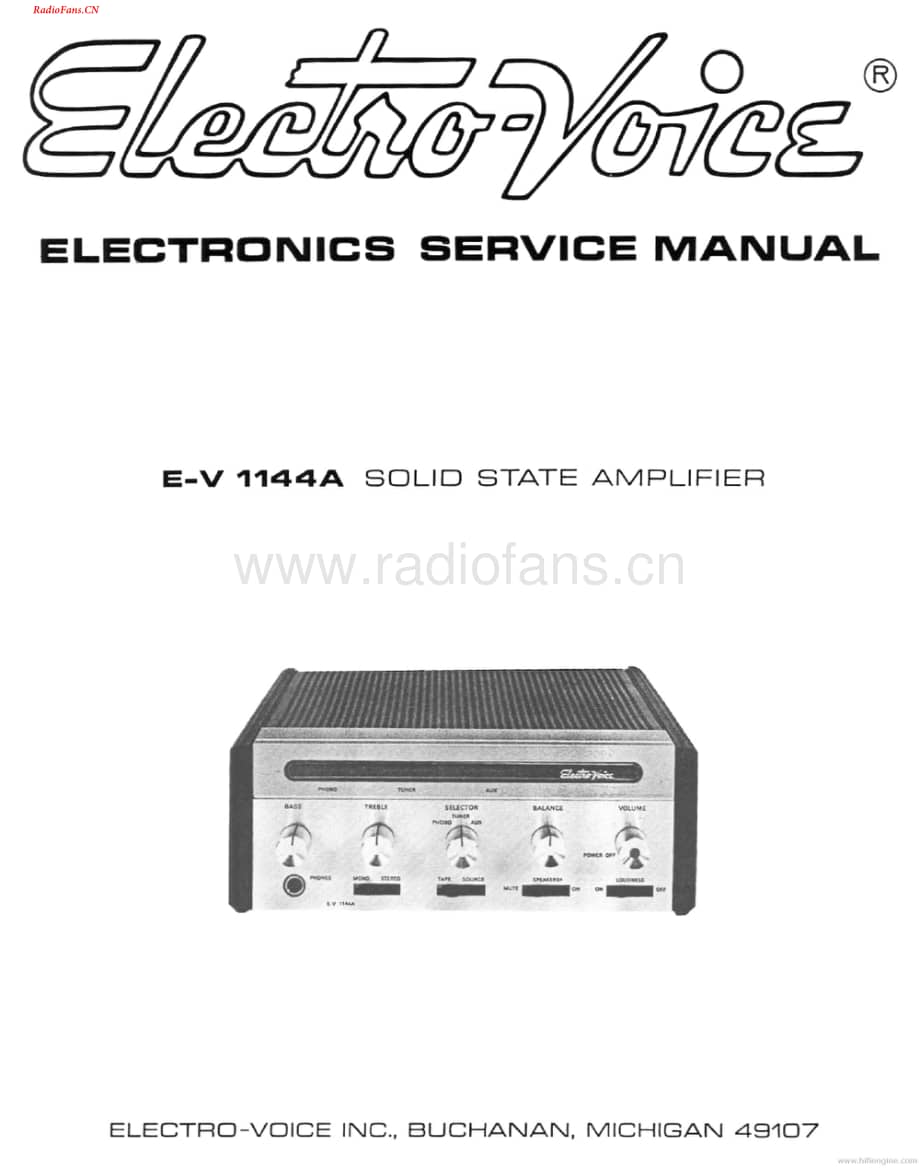 Electrovoice-EV1144A-int-sm维修电路图 手册.pdf_第1页