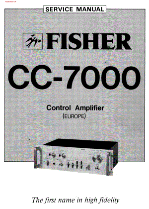 Fisher-CC7000-pre-sm维修电路图 手册.pdf