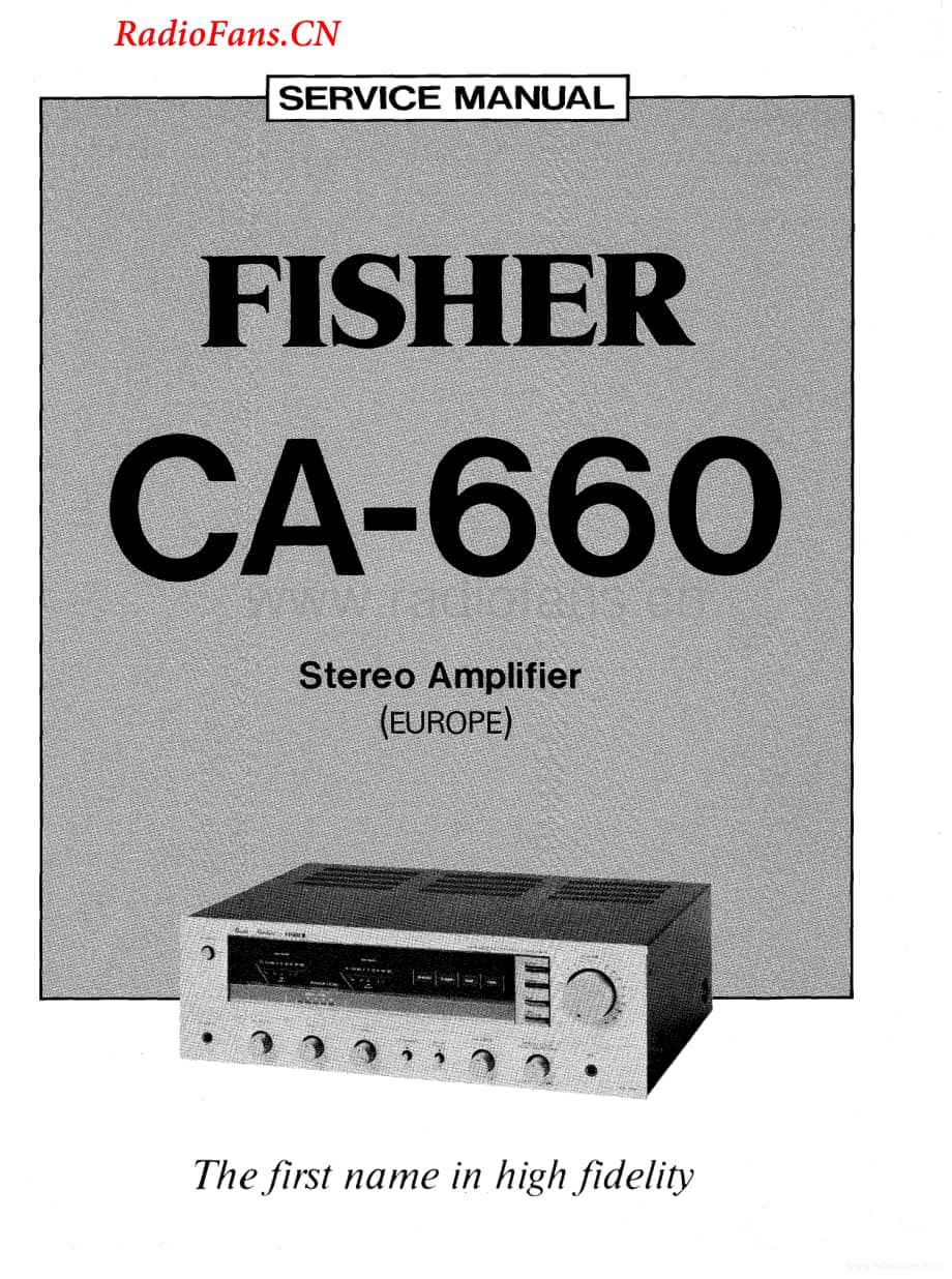 Fisher-CA660-int-sm维修电路图 手册.pdf_第1页