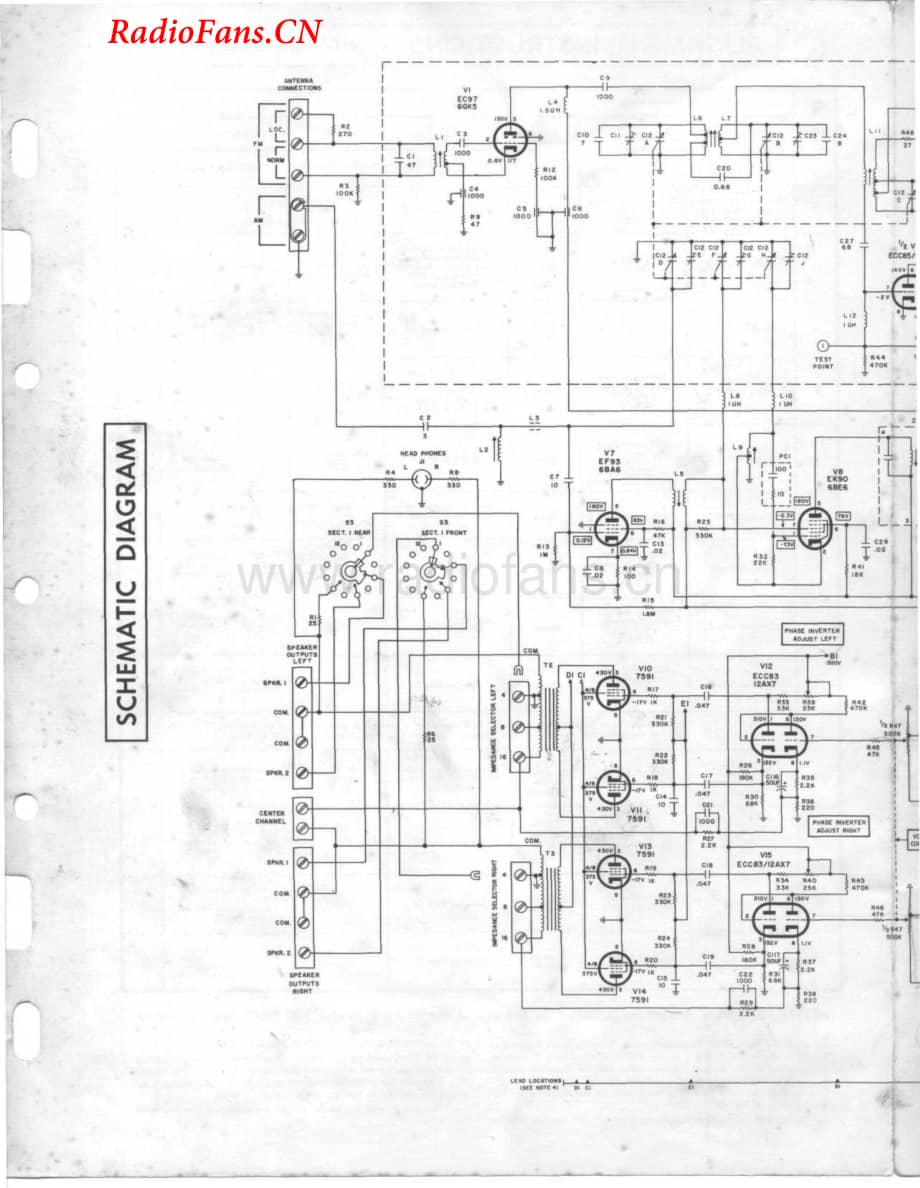 Fisher-800C-rec-sch维修电路图 手册.pdf_第1页