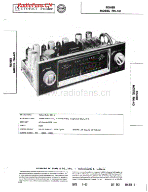 Fisher-FM40-tun-sm维修电路图 手册.pdf