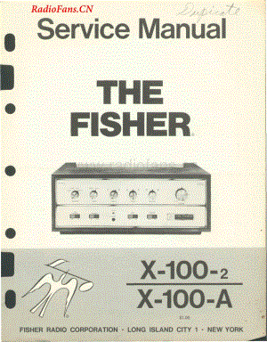 Fisher-X100A-int-sm1维修电路图 手册.pdf