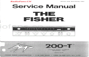 Fisher-200T-rec-sm维修电路图 手册.pdf