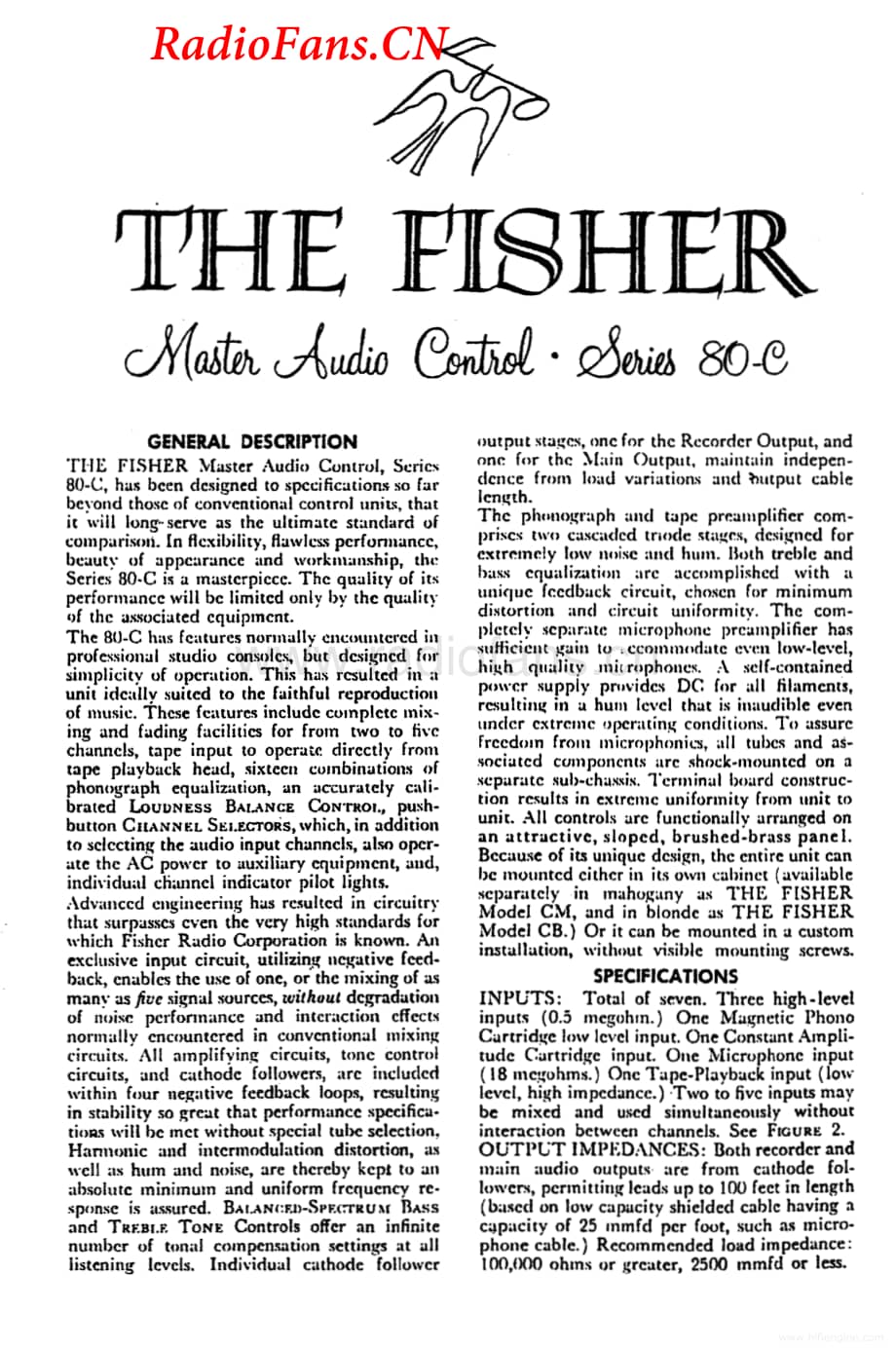 Fisher-80C-pre-si维修电路图 手册.pdf_第2页