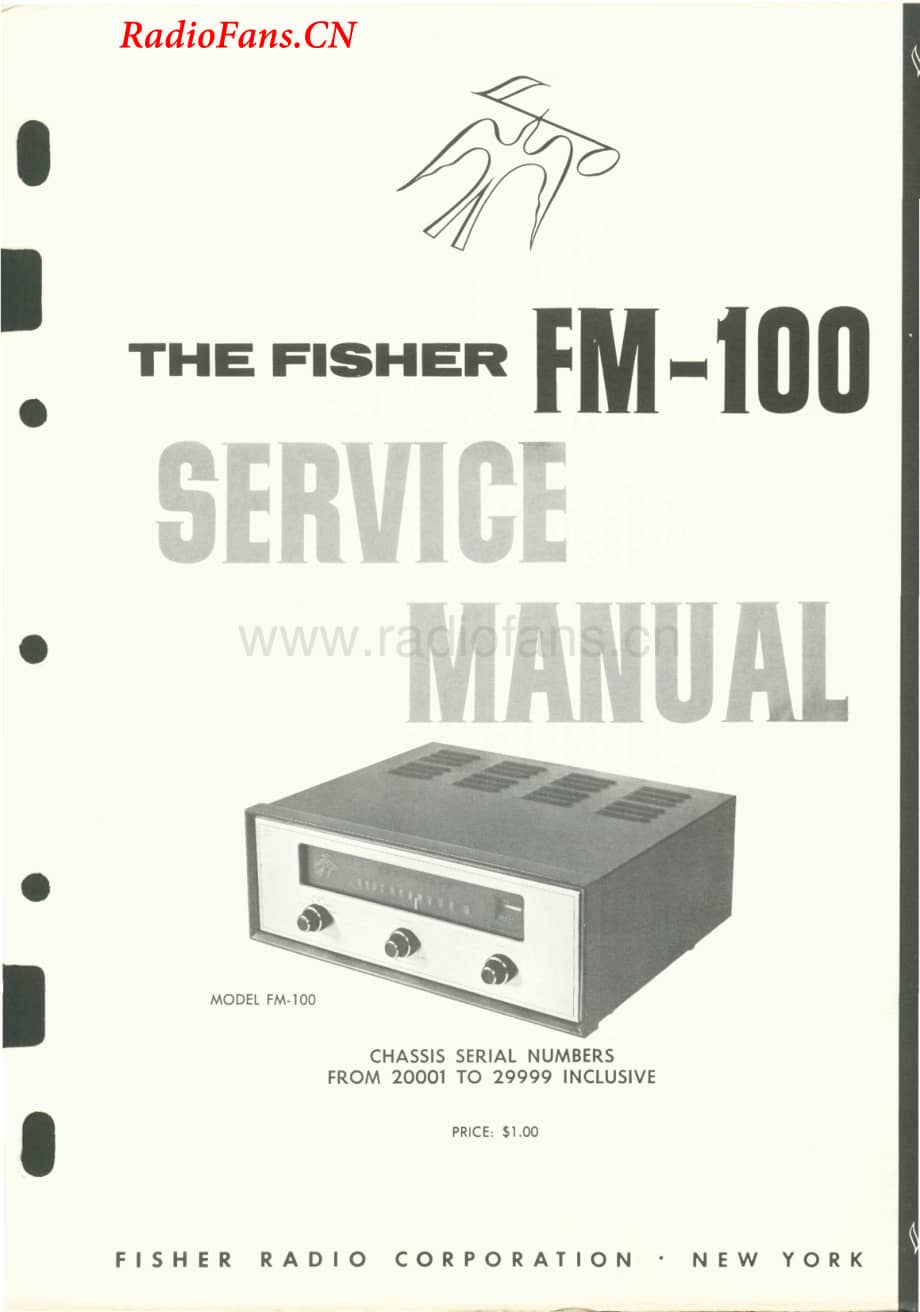 Fisher-FM100-tun-sm2维修电路图 手册.pdf_第1页