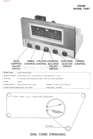 Fisher-70RT-rec-sm维修电路图 手册.pdf