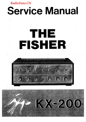 Fisher-KX200-int-sm维修电路图 手册.pdf