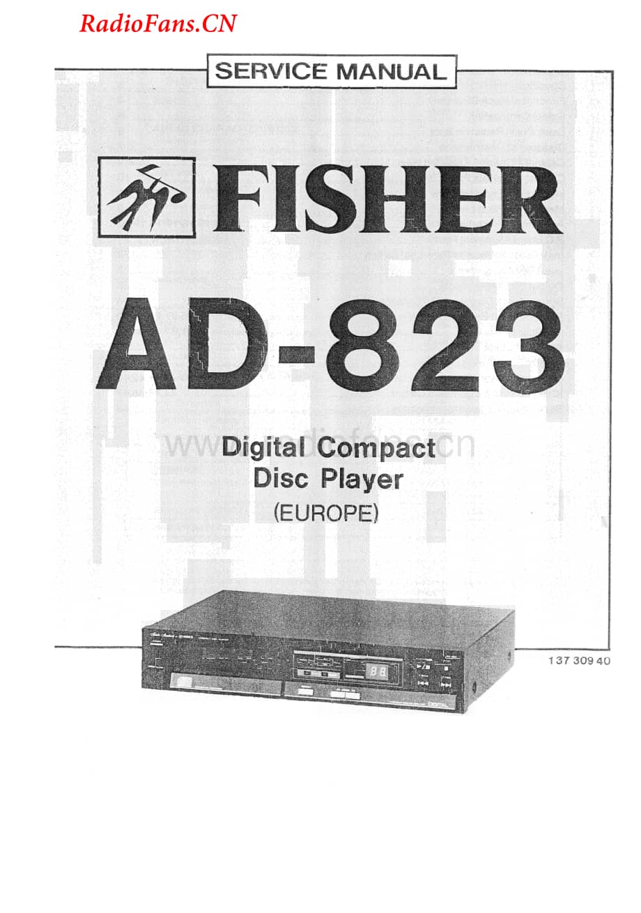 Fisher-AD823-cd-sm维修电路图 手册.pdf_第1页