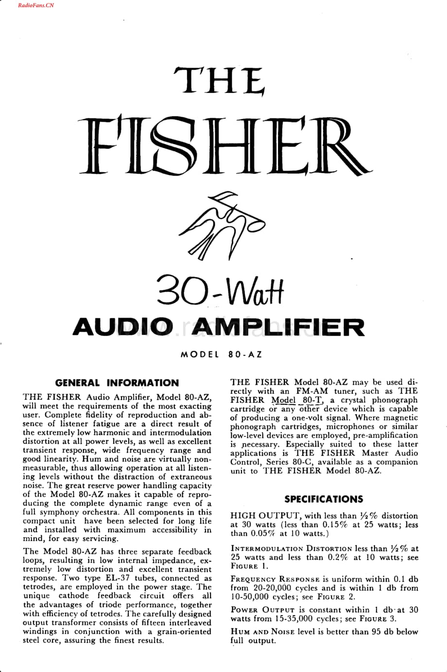 Fisher-80AZ-pwr-sm(1)维修电路图 手册.pdf_第2页