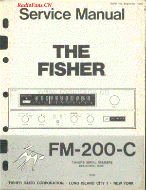 Fisher-FM200C-tun-sm维修电路图 手册.pdf